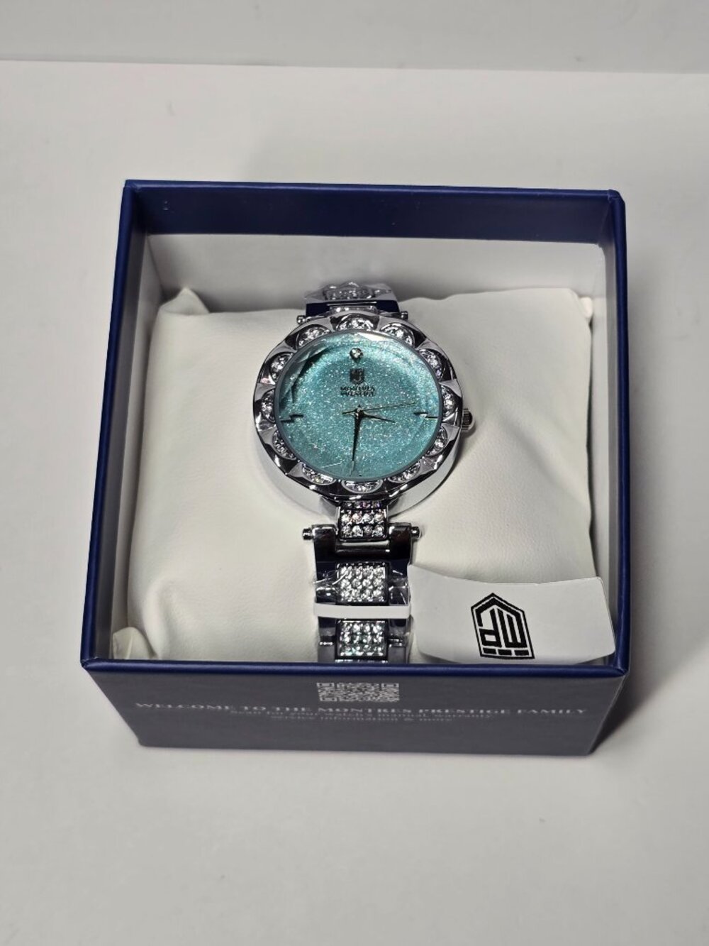 Montres Prestige X Invicta Women's Watch - 33mm, Steel, Teal Blue (MPW-0209) - Picture 10 of 11